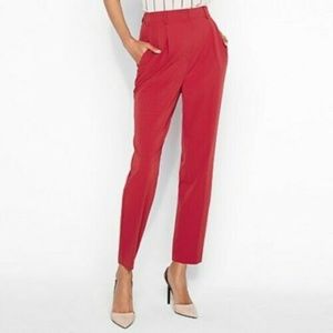 Express Super High Waisted Shirred Ankle Pants